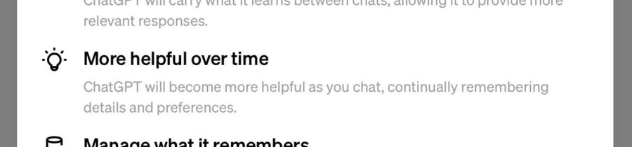 ChatGPT’s New Memory Feature: A First Look